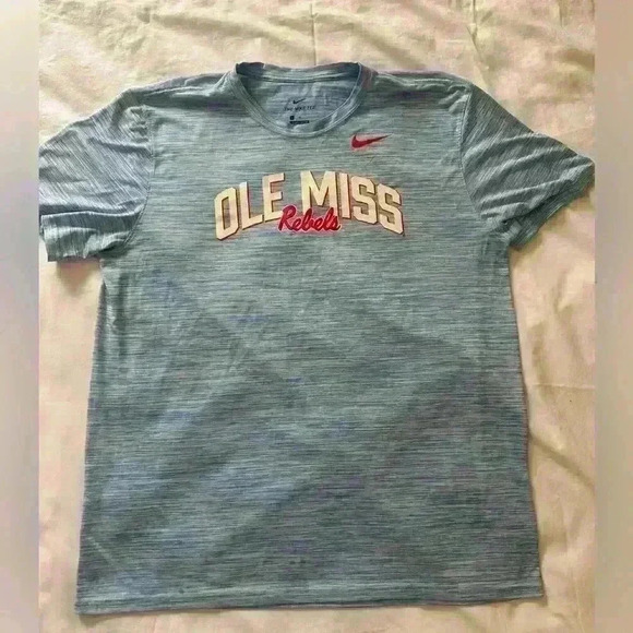 Men’s Nike Dri-Fit Ole Miss Short Sleeve Shirt - XL - Picture 1 of 7